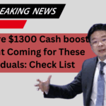 Singapore $1300 Cash boost Payment Coming for These Individuals Check List